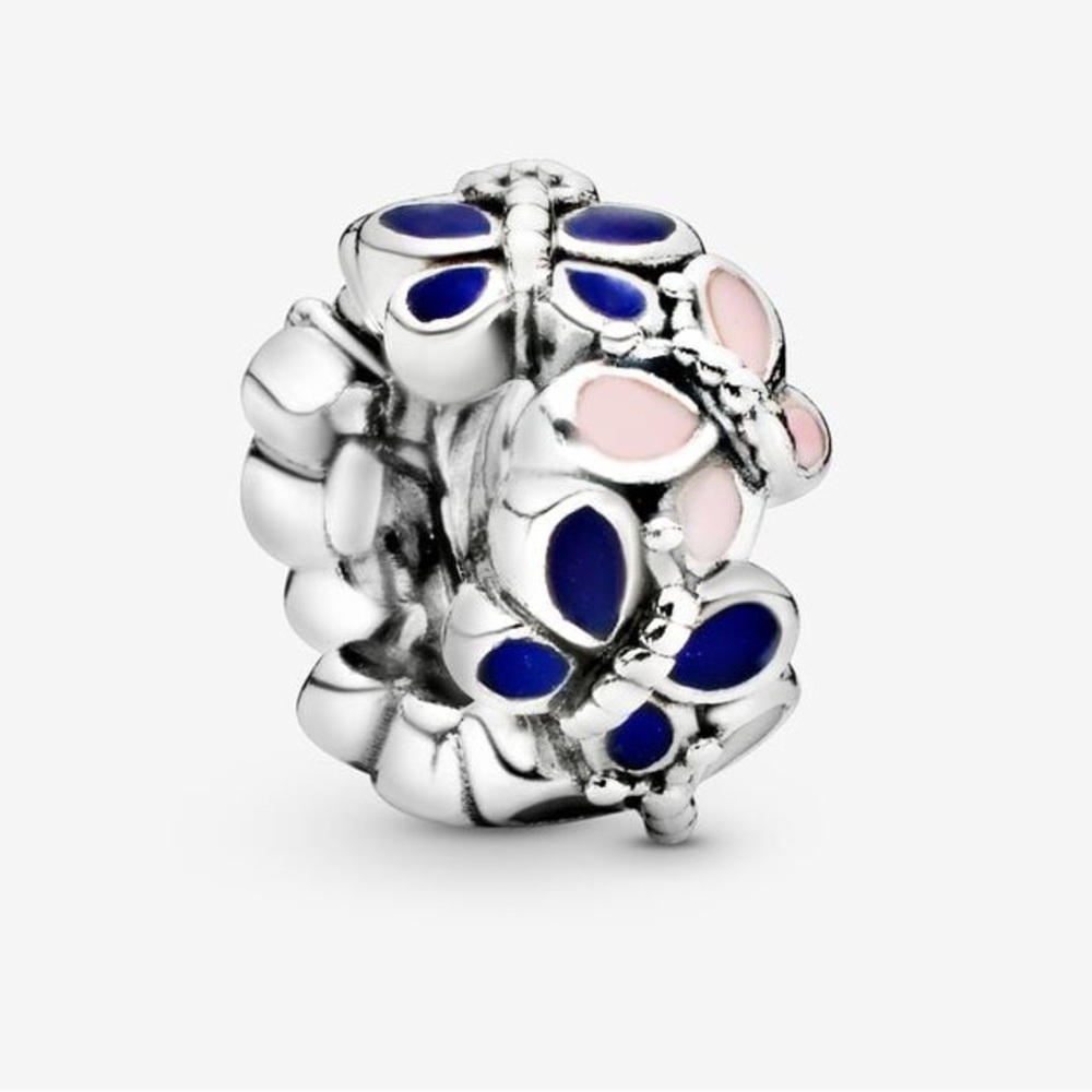 NEW - RETIRED Authentic Pandora - Butterflies Spacer Charm - QTY OF TWO